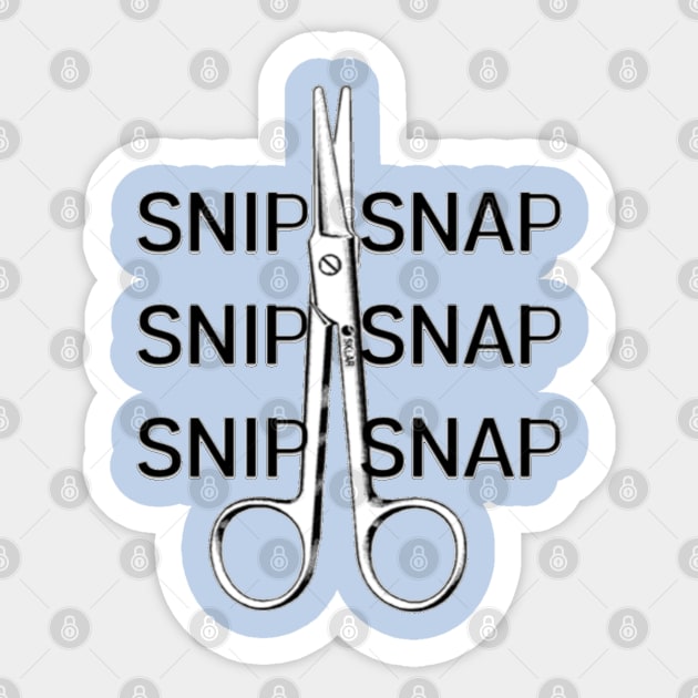 The Office - Snip Snap! Sticker by OfficeBros